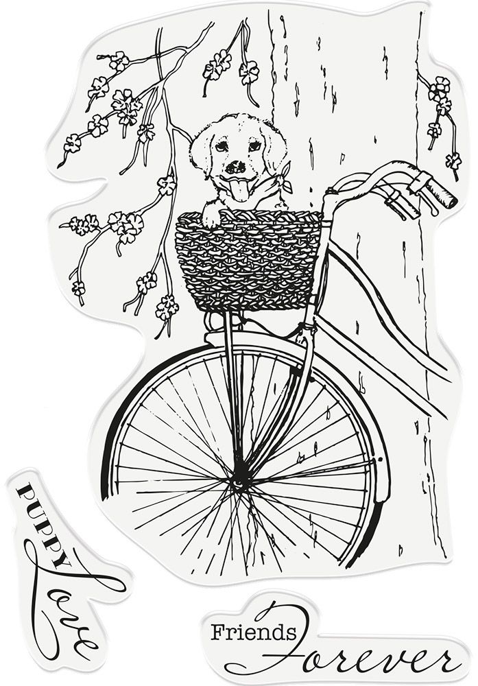 Crafters Companion Photopolymer Stamp - Puppy Love