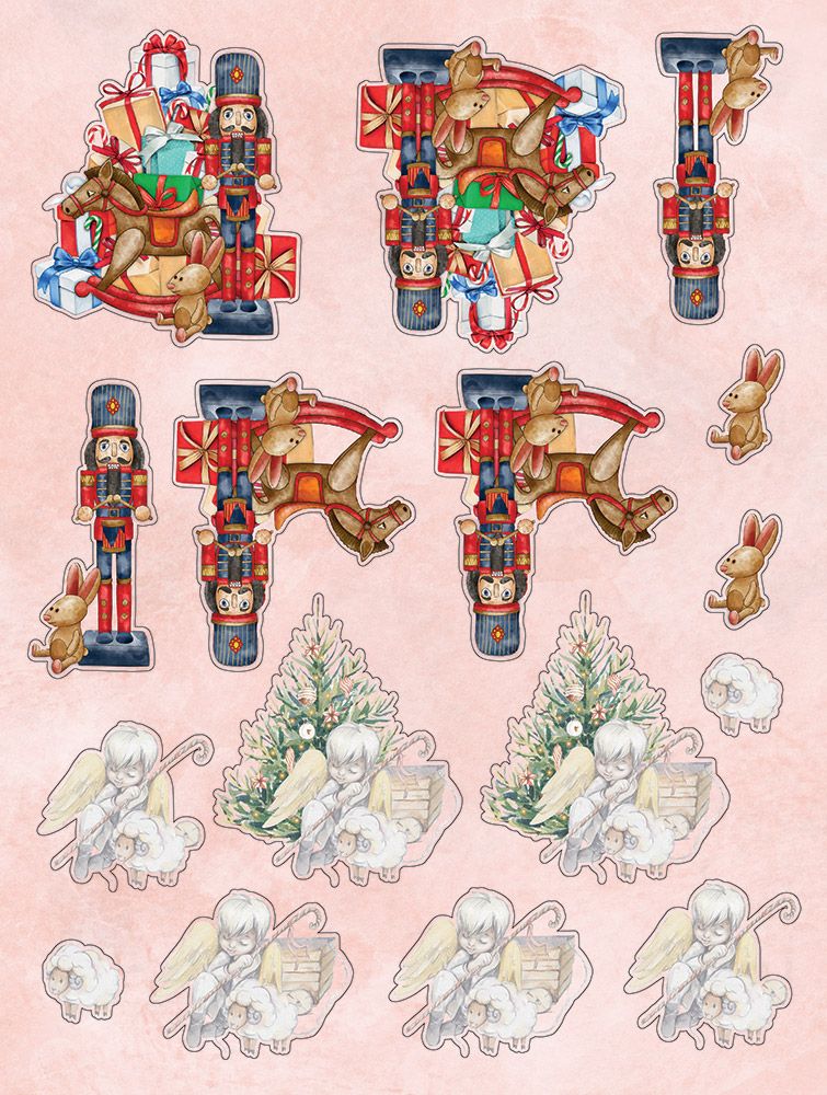 Crafters Companion 3D Topper Pad - Traditional Christmas