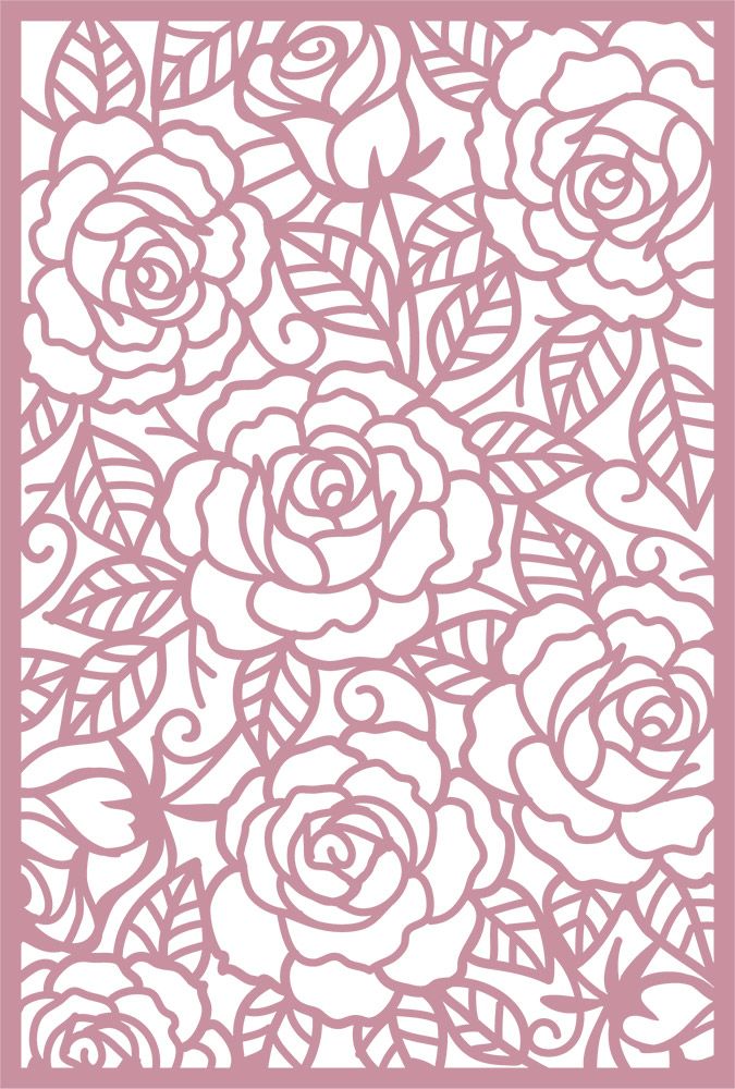 Sara Signature Rose Garden Metal Die - Rambling Roses