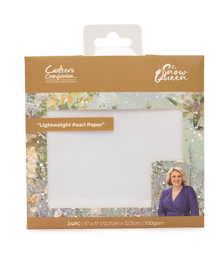 Sara Signature The Snow Queen Lightweight Pearl Paper - 5.5" x 5.5"