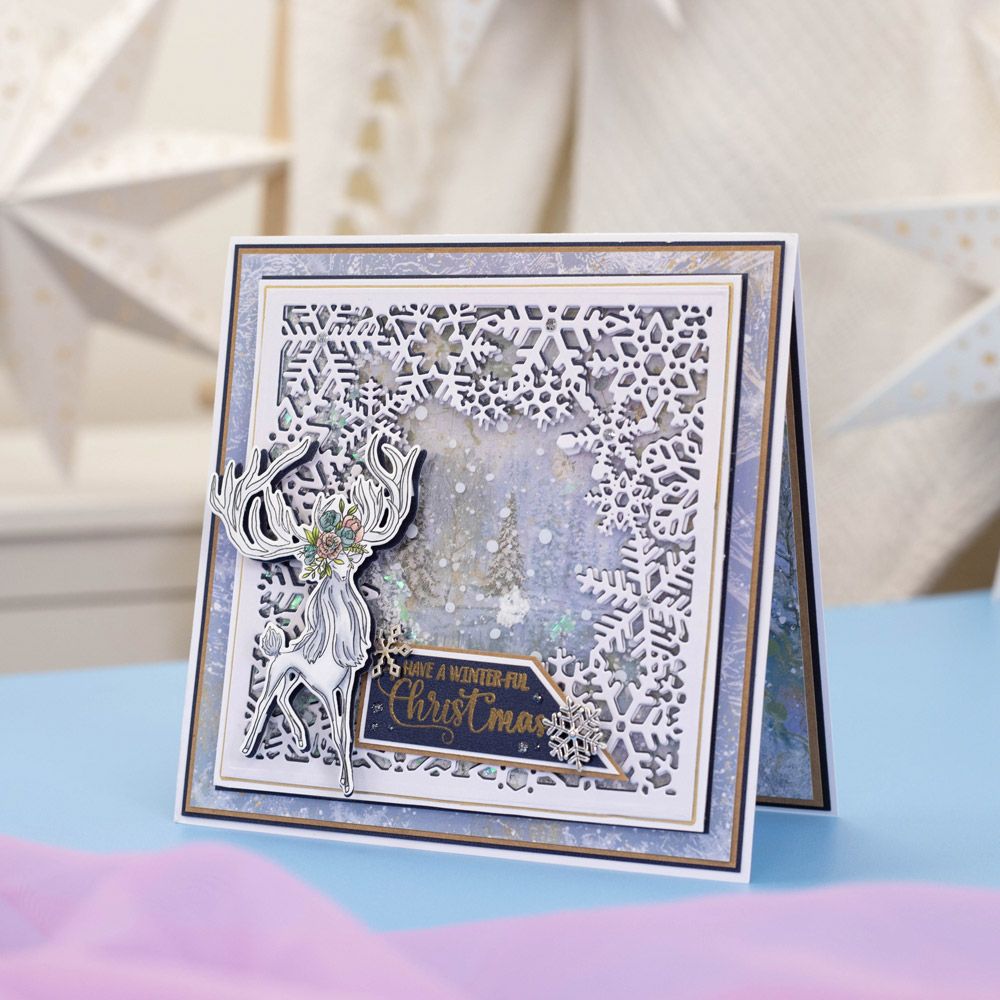 Sara Signature The Snow Queen Metal Die - Frozen Dreams