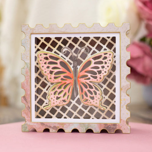 Sara Signature - Vintage Butterflies - Metal Die - Marvellous Mariposa