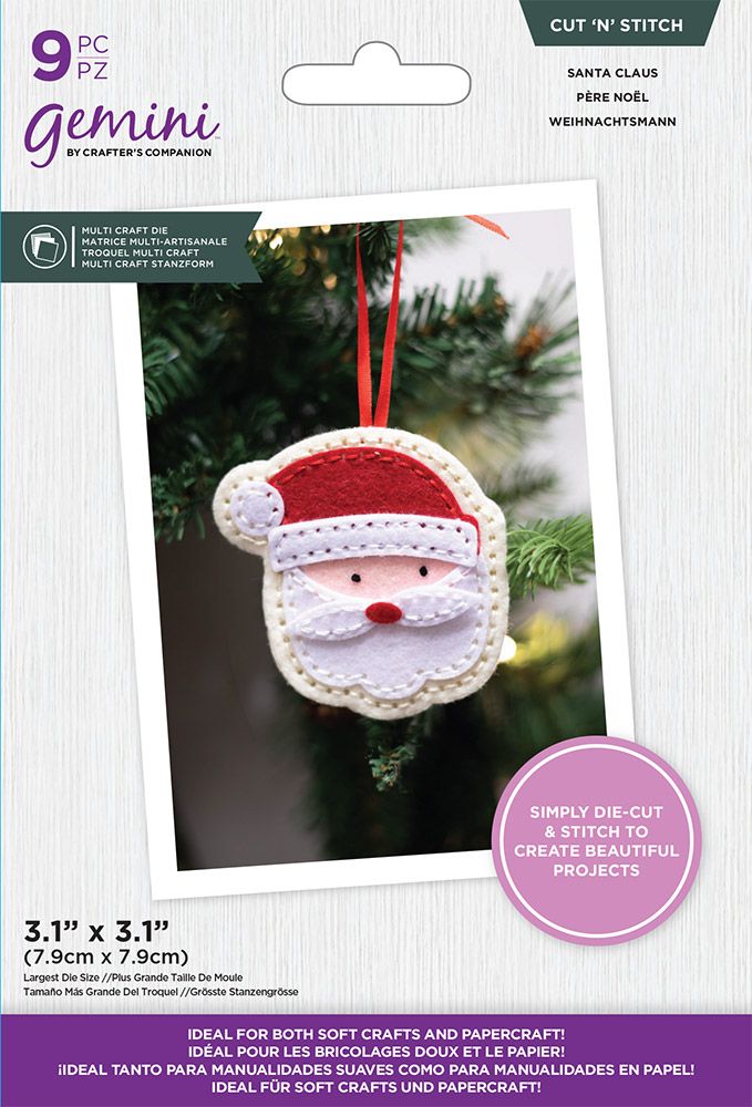 Gemini - Multi Media Dies - Cut ‘N’ Stitch Santa Claus