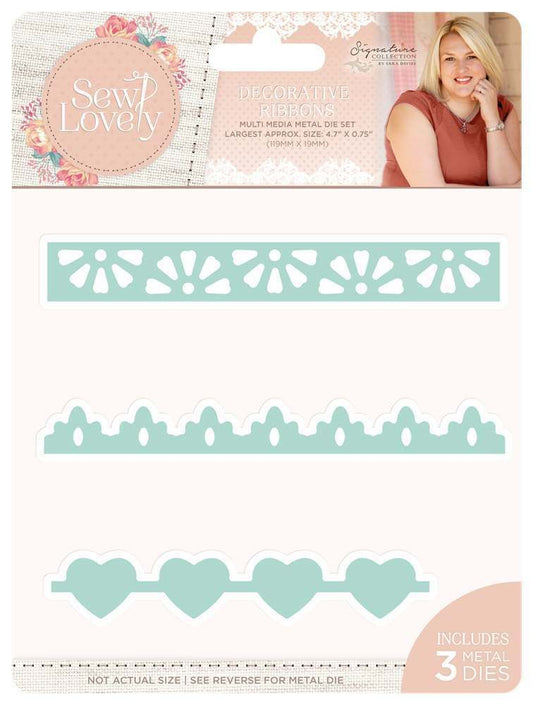 Sara Signature Sew Lovely Multi Media Die - Decorative Ribbons