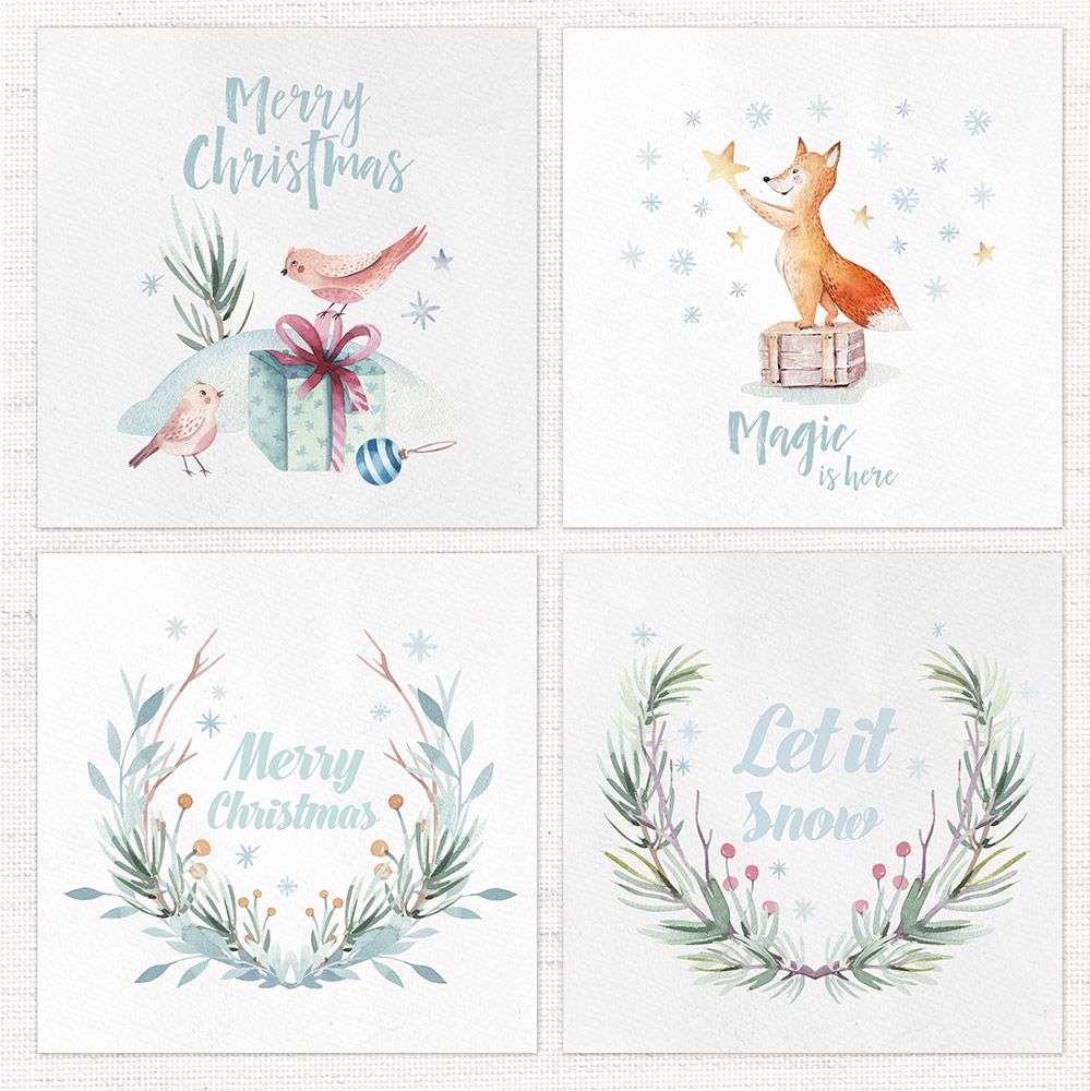 Sara Signature Watercolour Christmas - 12"x12" Paper Pad