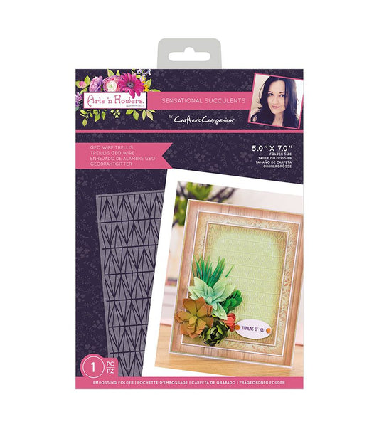 Sharon Callis - Sensational Succulents - Geo Wire Trellis