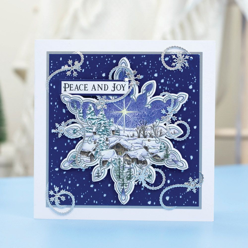 Sheena Douglass In The Frame Snowflake Stories Die - Falling Snowflakes