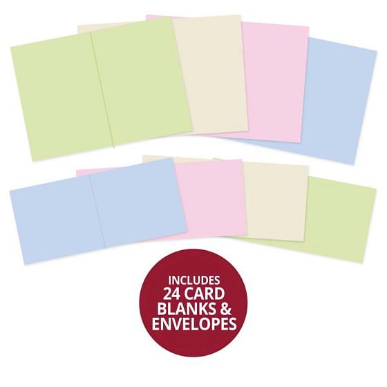 Spring Sensation Elegance Scored Card Blanks 6" x 6" and A5