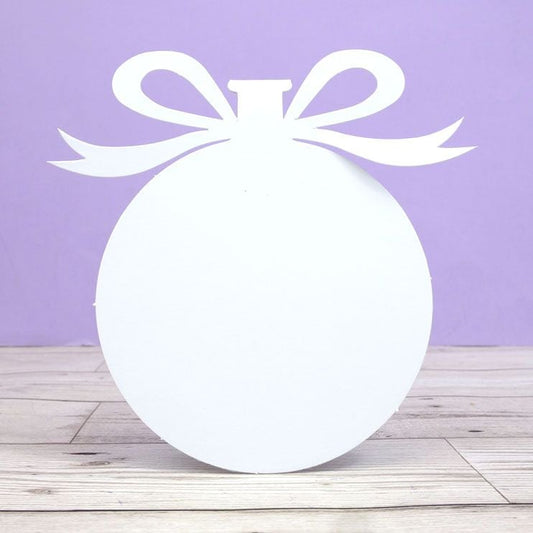 Luxury Shaped Card Blanks & Envelopes - Bauble