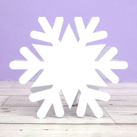 Luxury Shaped Card Blanks & Envelopes - Snowflake
