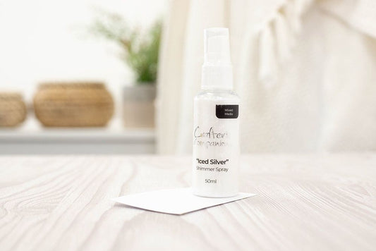 Crafters Companion Shimmer Spray - Iced Silver