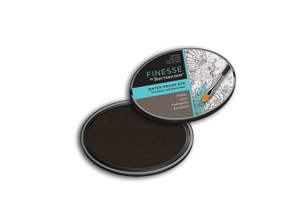 Finesse by Spectrum Noir Water Proof Dye Inkpad - Pebble