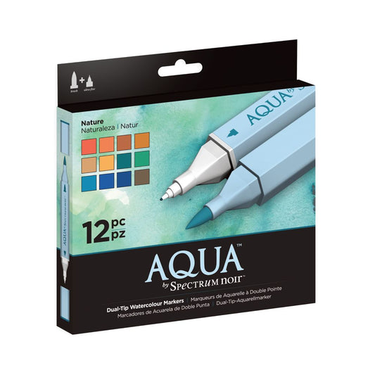 Spectrum Aqua 12pc Marker Set - Nature