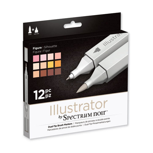 Spectrum Illustrator 12pc Marker Set - Figure