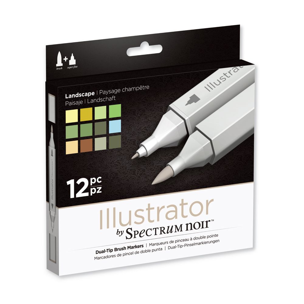 Spectrum Illustrator 12pc Marker Set - Landscape