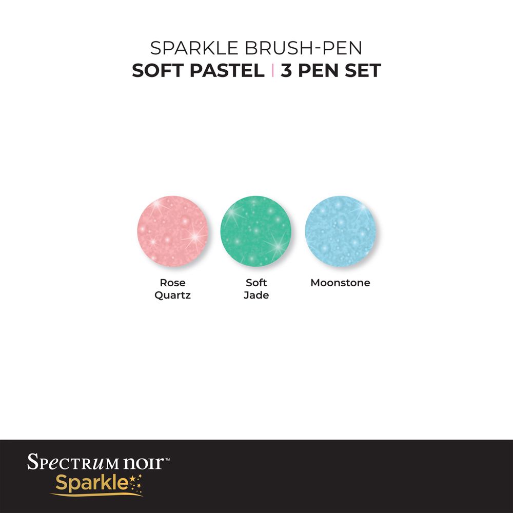 Spectrum Noir Sparkle - Soft Pastels - 3pc Set