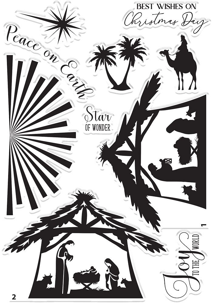 Gemini Layering Stamp & Die - The Reason for the Season