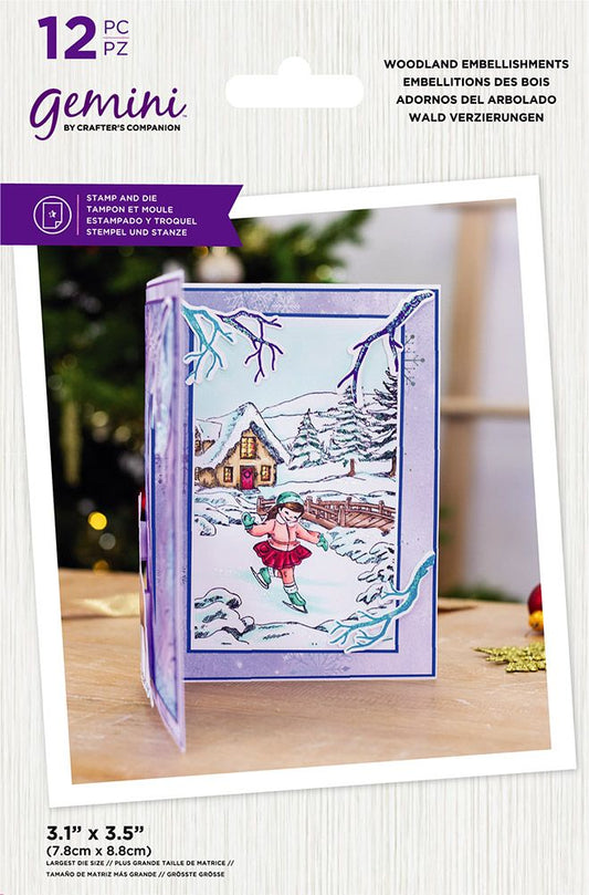 Gemini - Stamp and Die - Woodland Embellishments