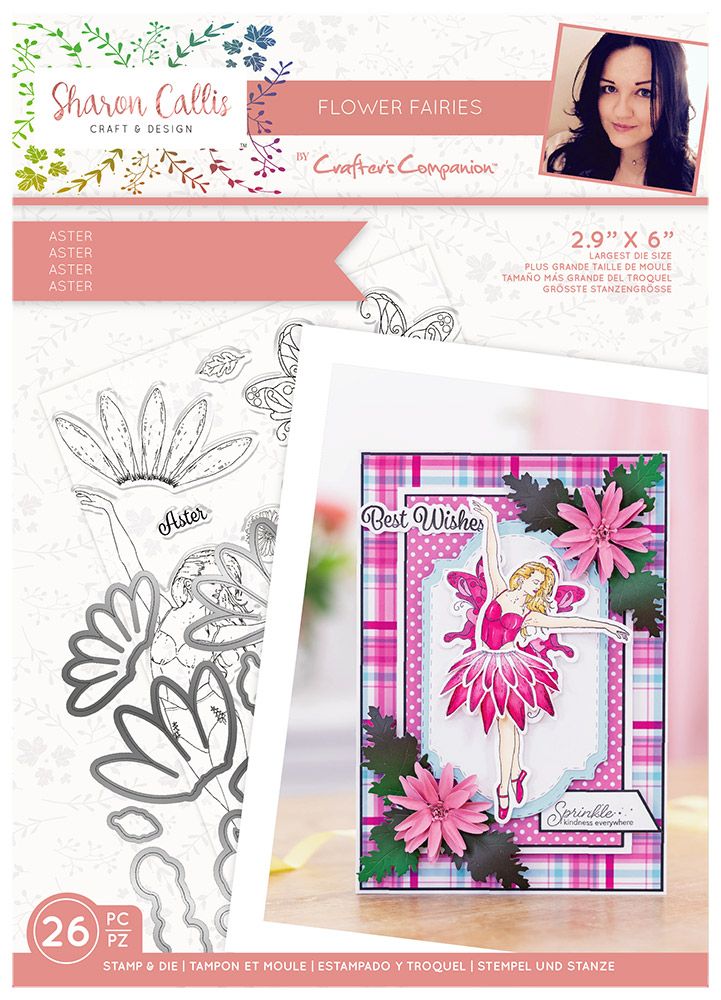 Sharon Callis Crafts Stamp and Die - Aster