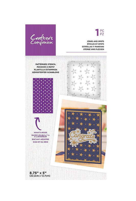 CC- Stencil - Stars and Spots