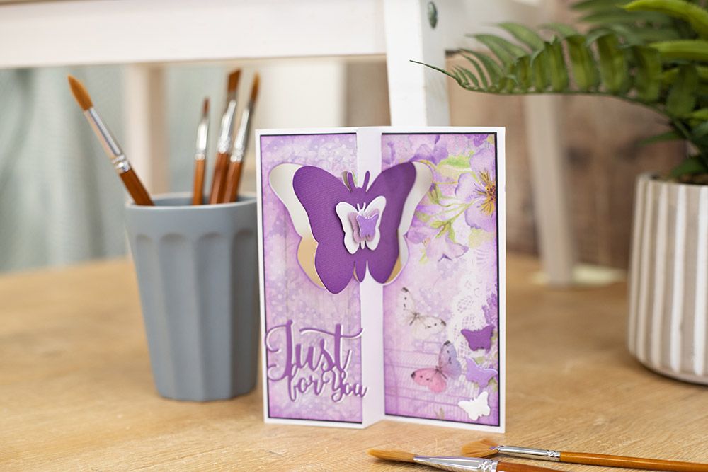 Gemini Elements Die Swing Card - Butterfly