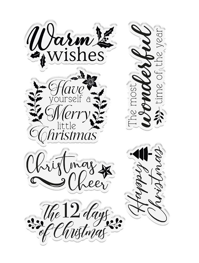 Twelve Days of Christmas Pre-cut elements - Christmas Cheer