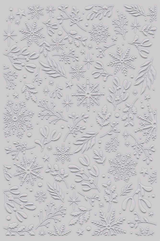 Twelve Days of Christmas 2D Embossing Folder - Christmas Wishes