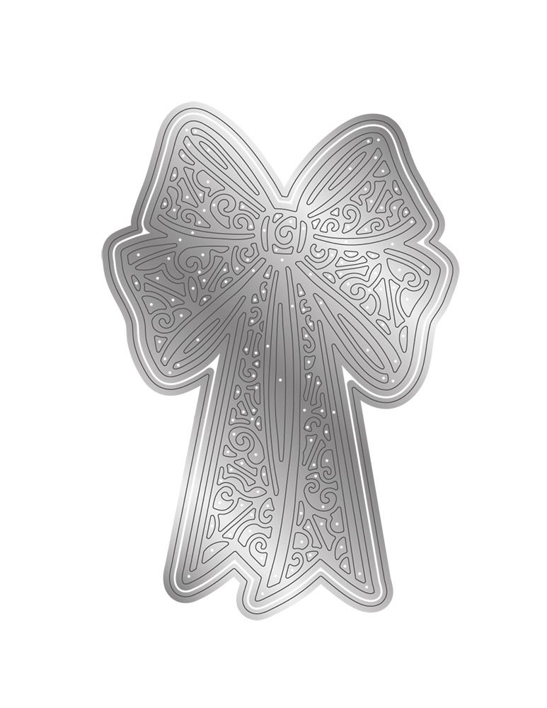 Twelve Days of Christmas Metal Die - Vintage Christmas Bow
