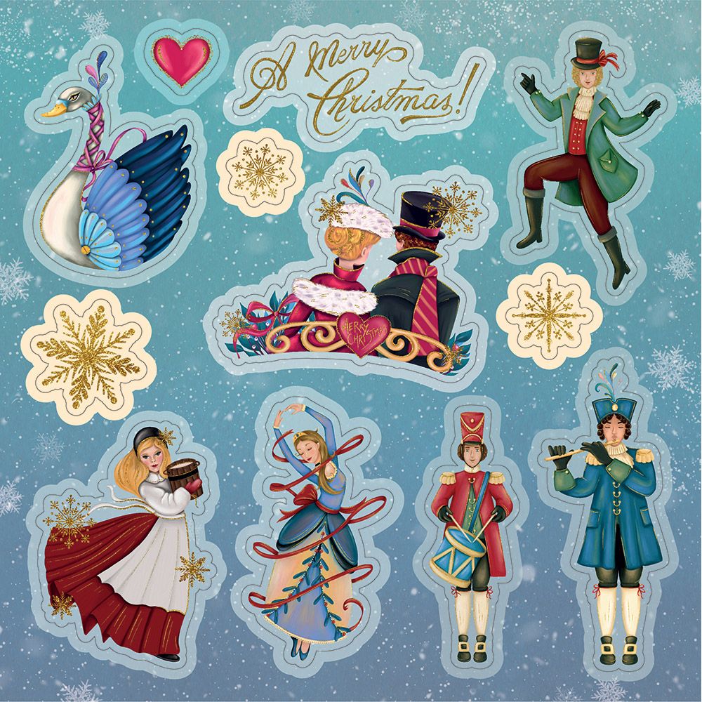 Twelve Days of Christmas - 8" x 8" Topper Pad