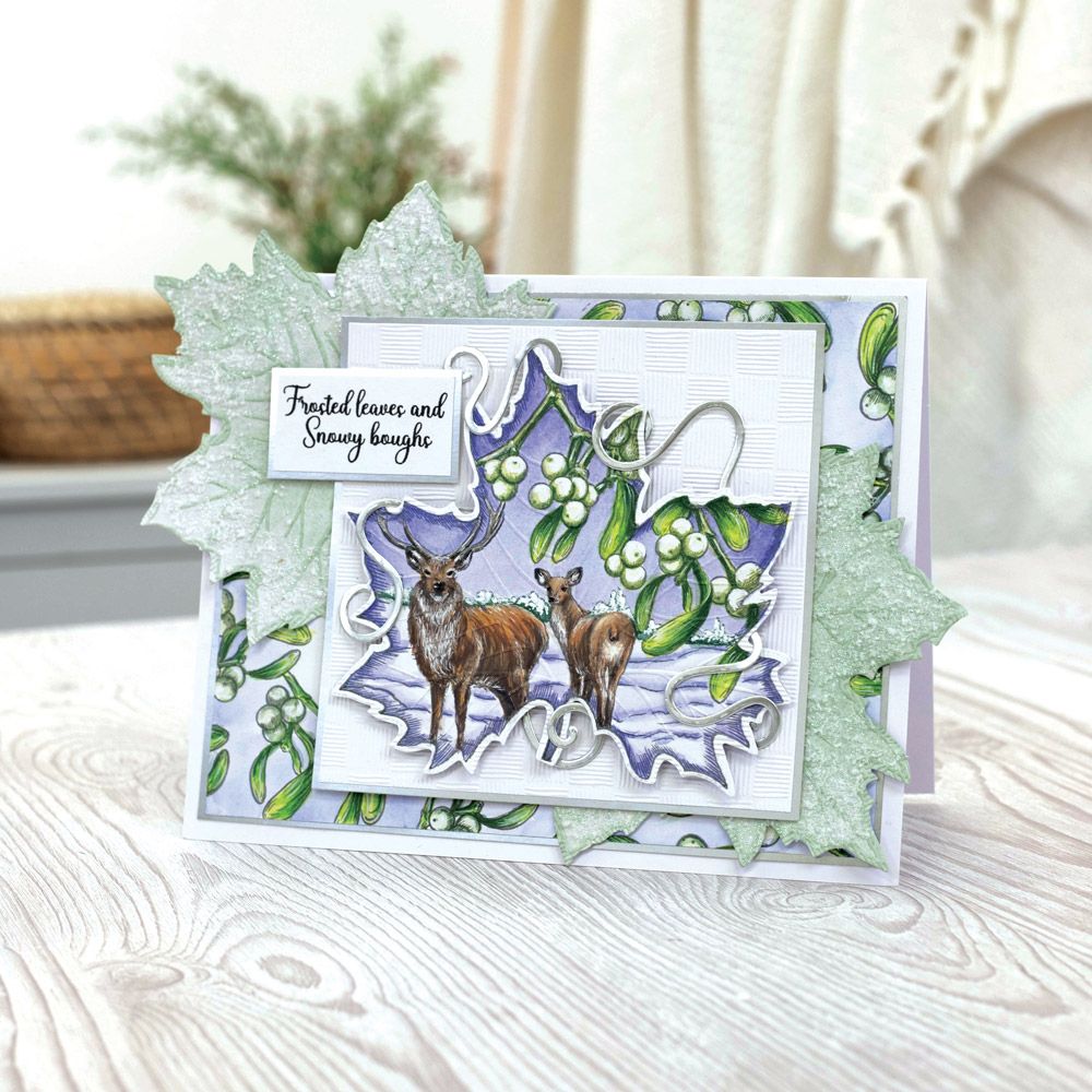 Sheena Douglass Timeless Leaves Photopolymer Stamp - Winters Wonder