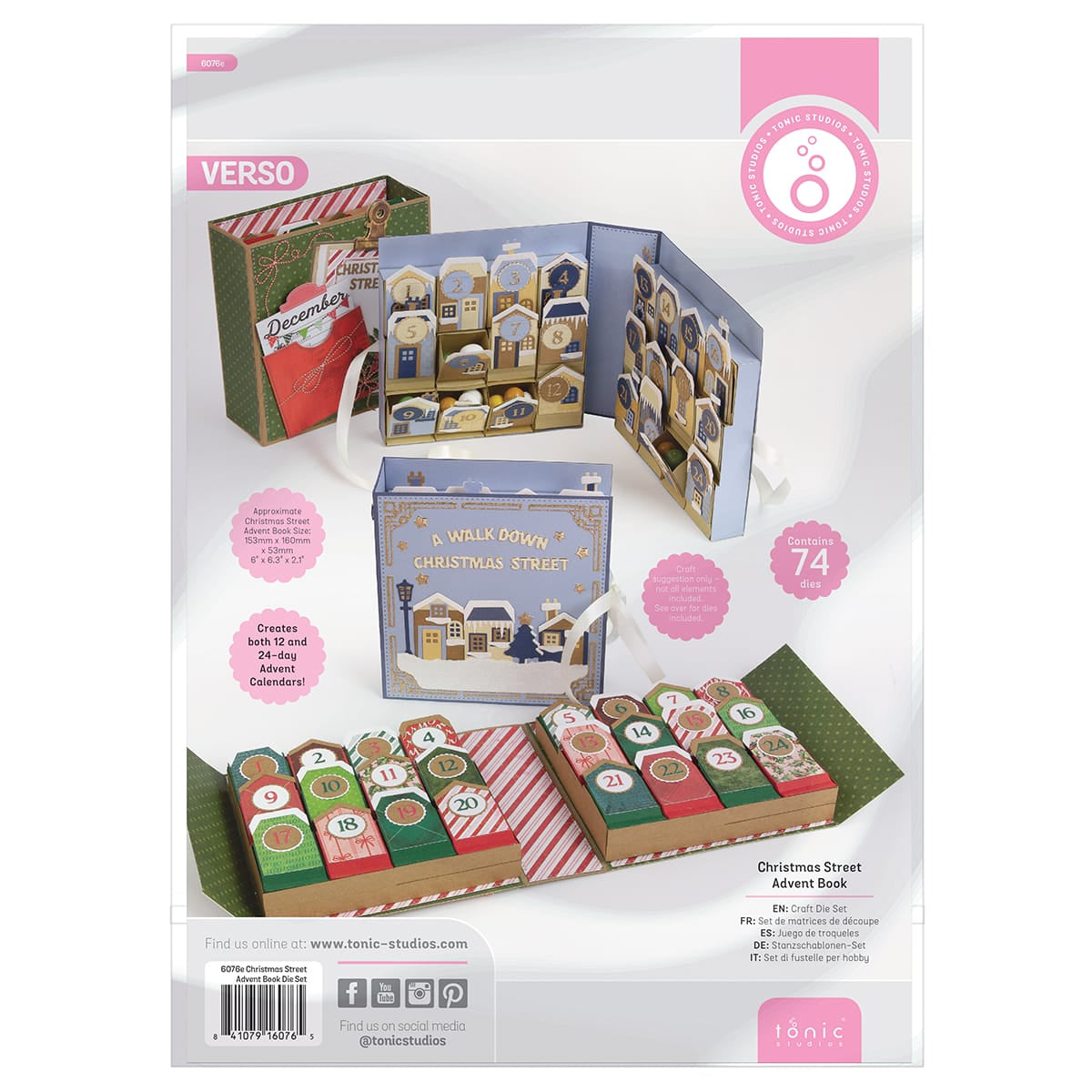 Christmas Street Advent Book Die Set