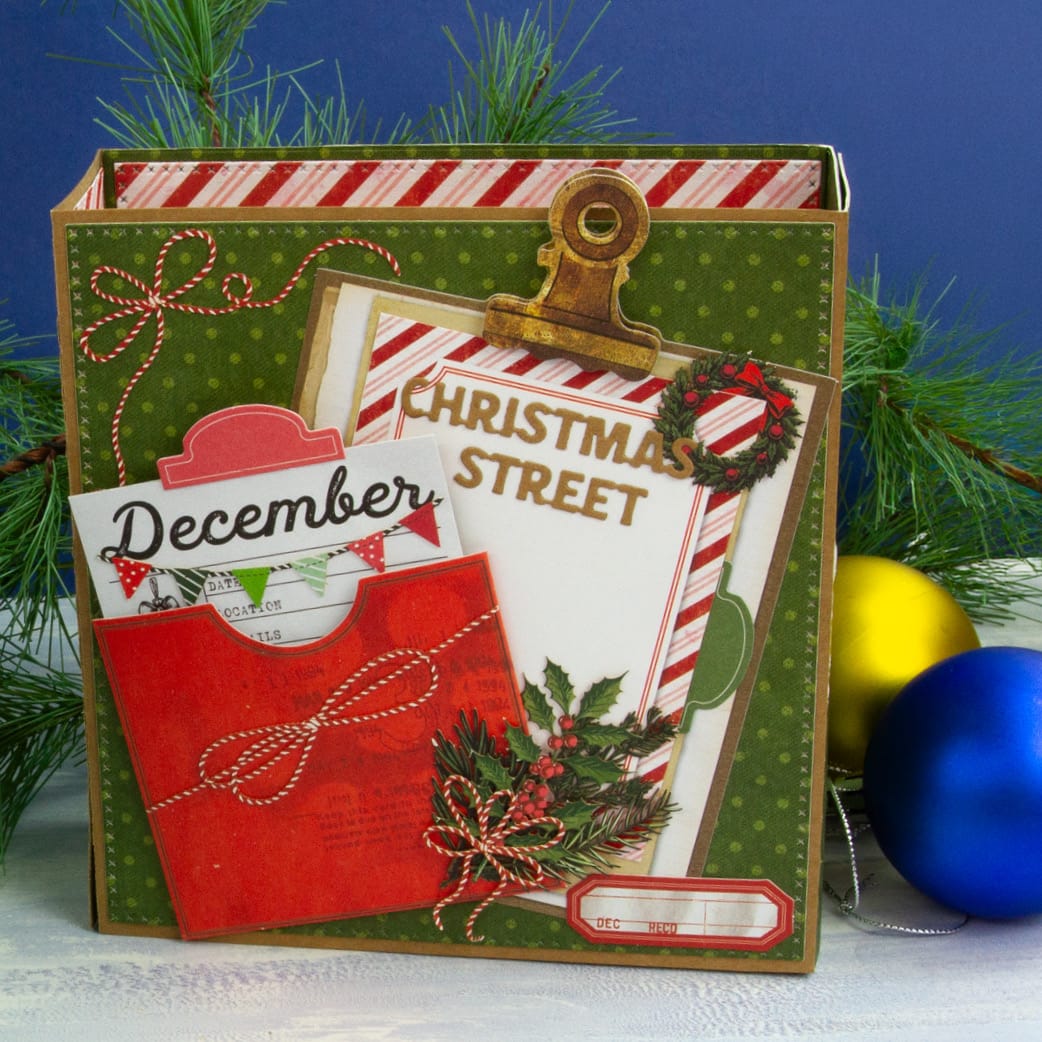 Christmas Street Advent Book Die Set