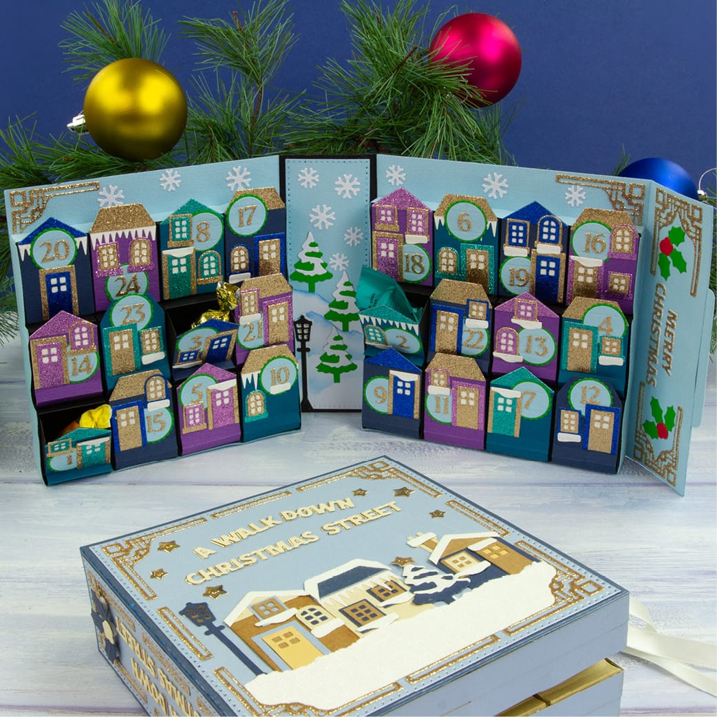 Christmas Street Advent Book Die Set