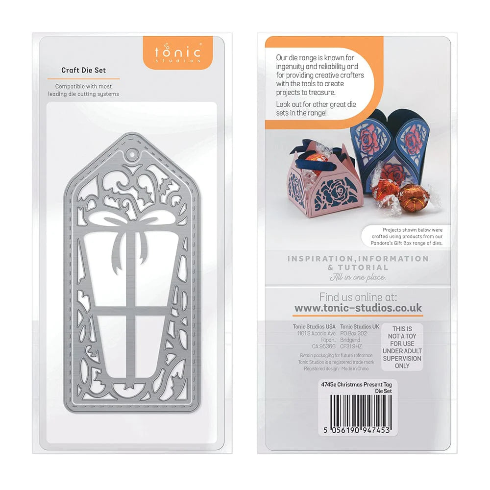 Christmas Present Tag Die Set - 4745E