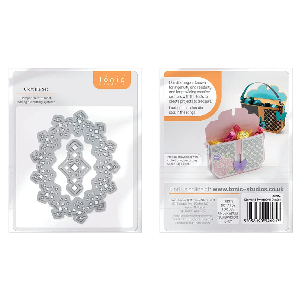 Diamond Swing Ovals Die Set - 4691E