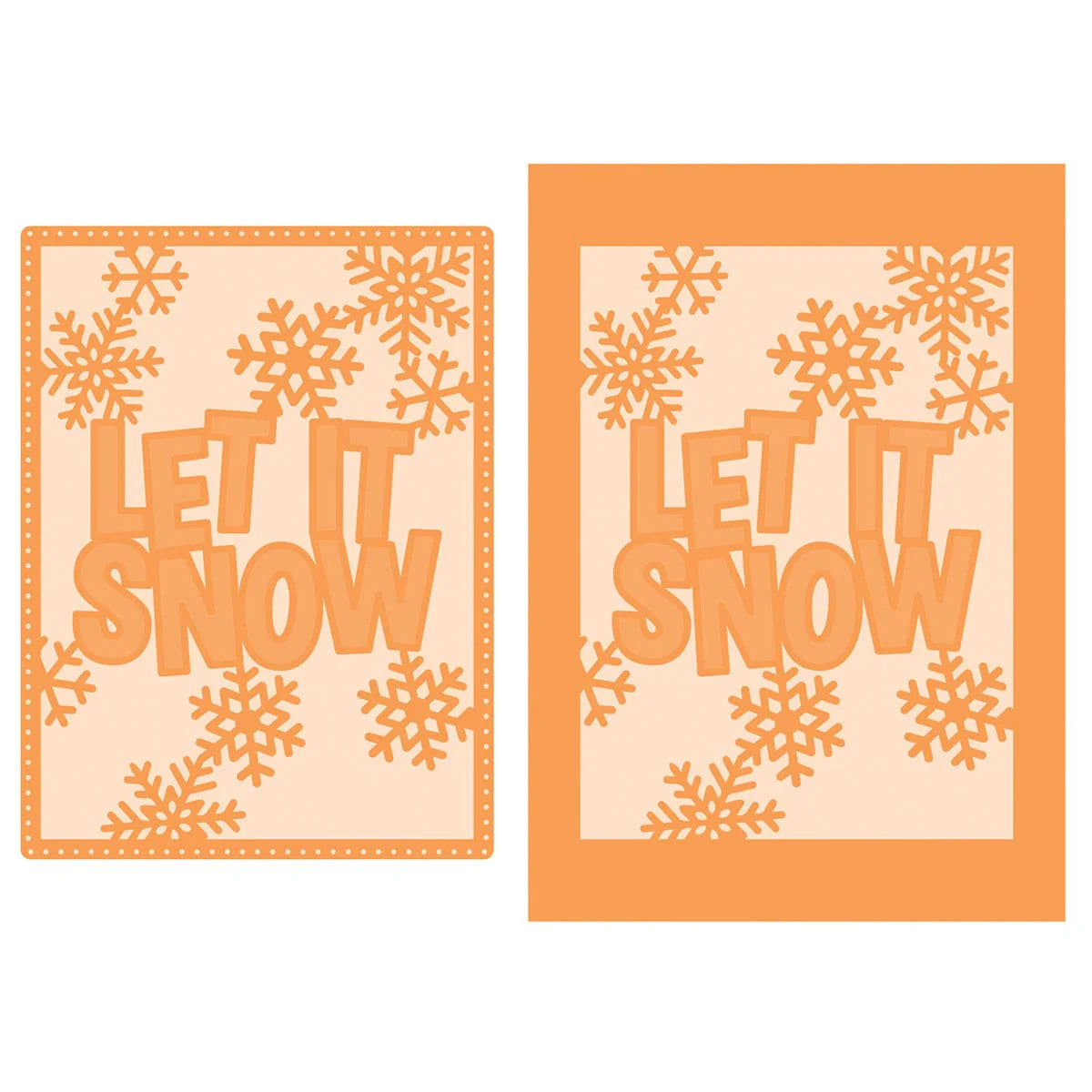 Festive Frames - Let it Snow Die Set - 5291e