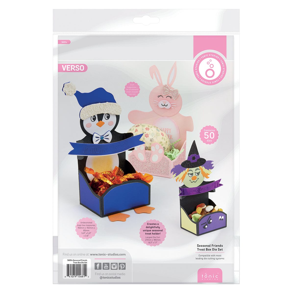 Tonic - Seasonal Friends Treat Box Die Set