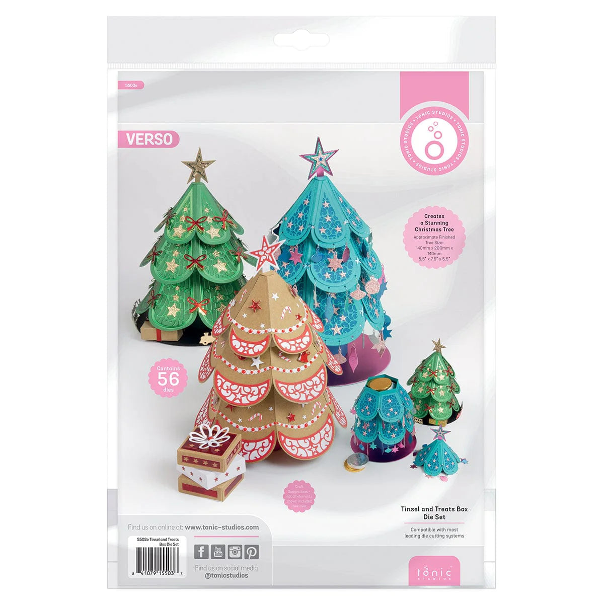 Tinsel and Treats Box Die Set