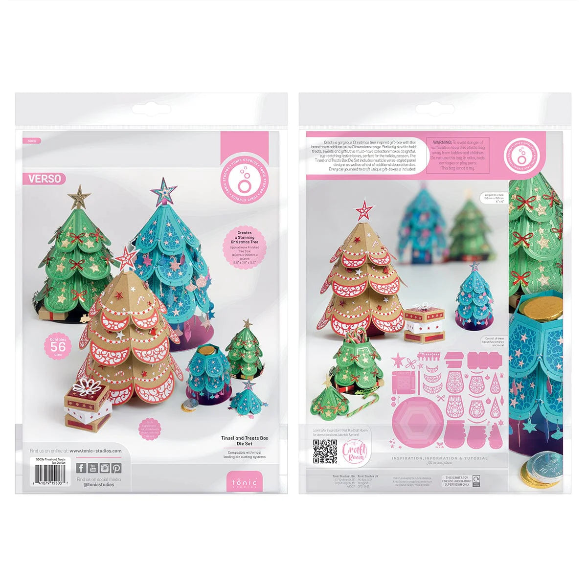 Tinsel and Treats Box Die Set