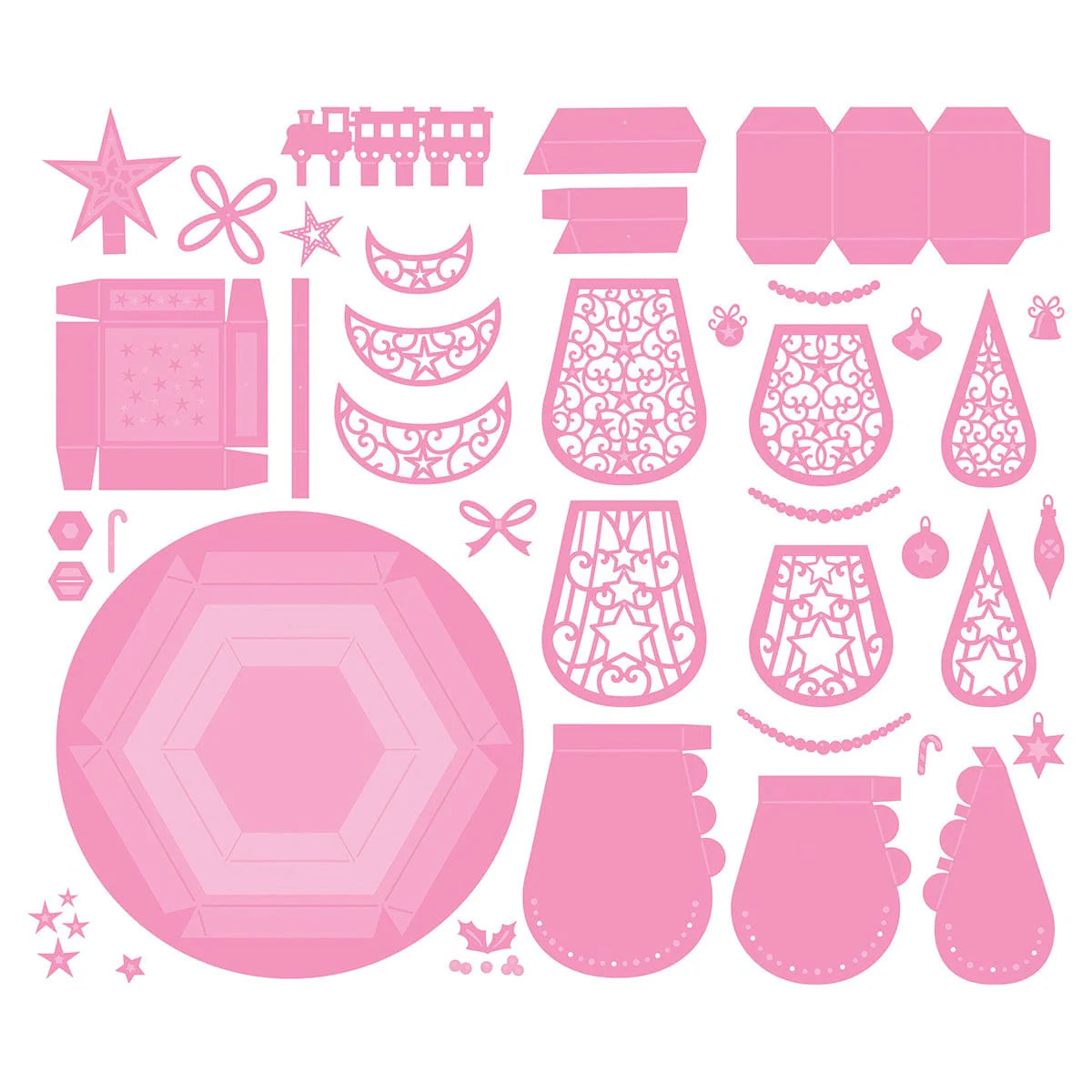 Tinsel and Treats Box Die Set