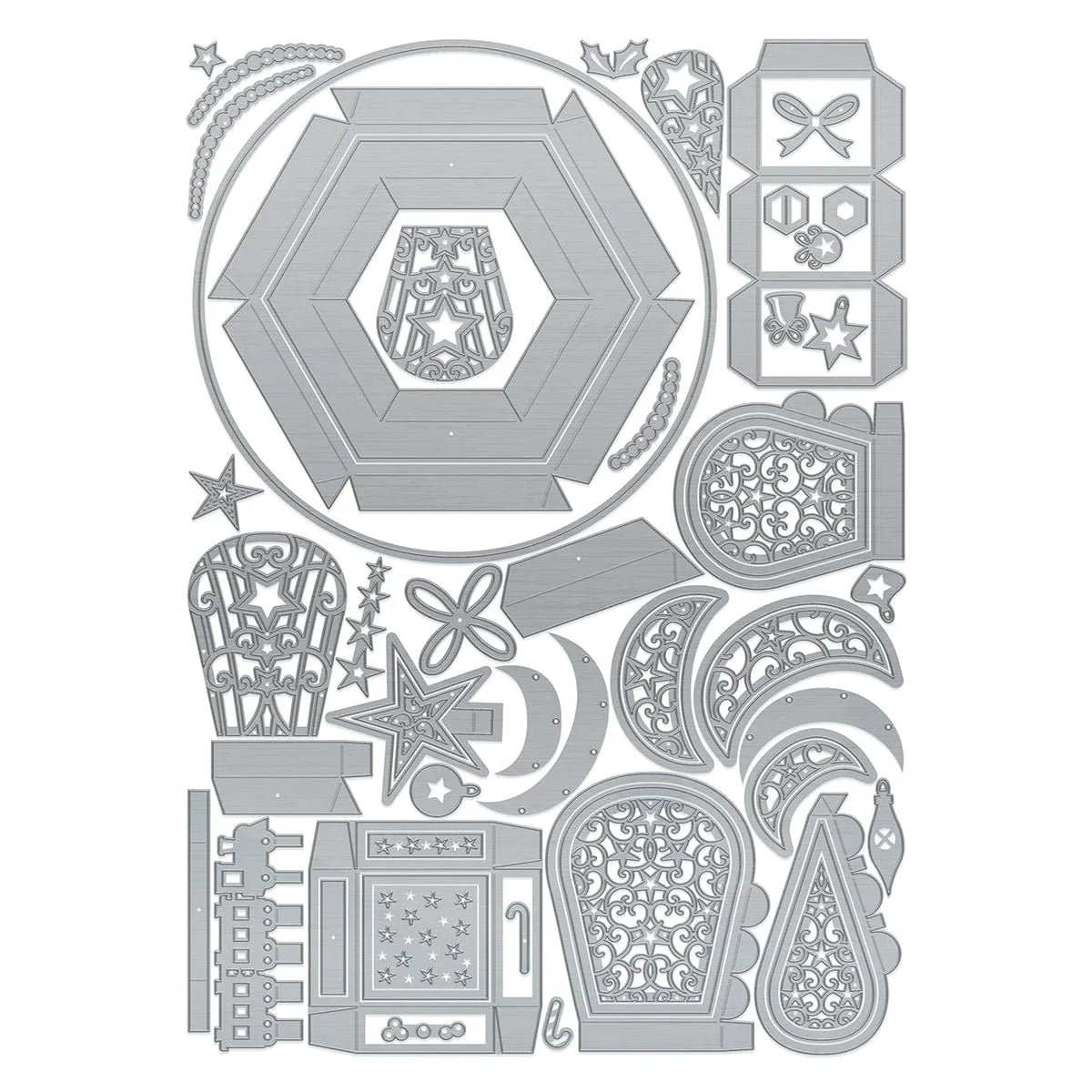 Tinsel and Treats Box Die Set