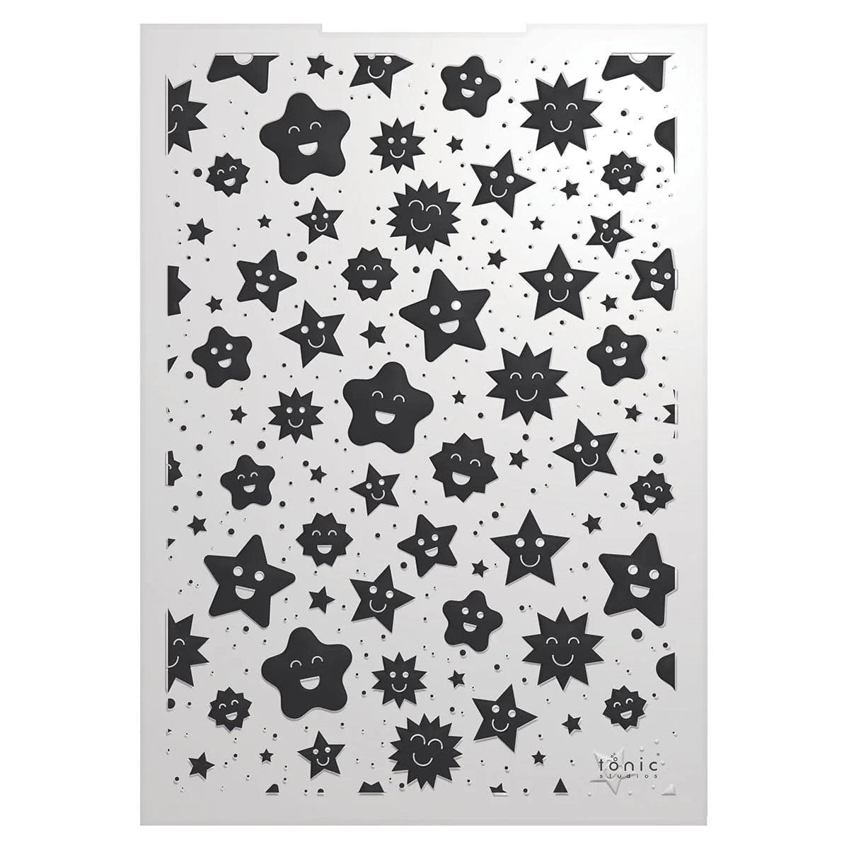 A Very Festive Fayre Cutesy Stars 3D Embossing Folder