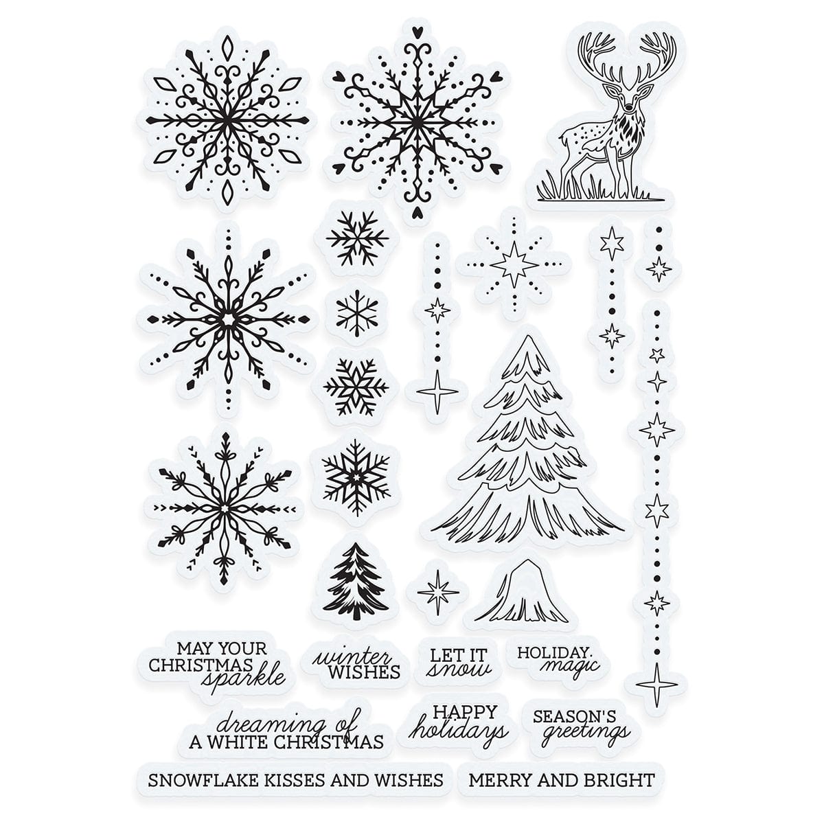 Winter's Veil 6 x 8 Stamp Set