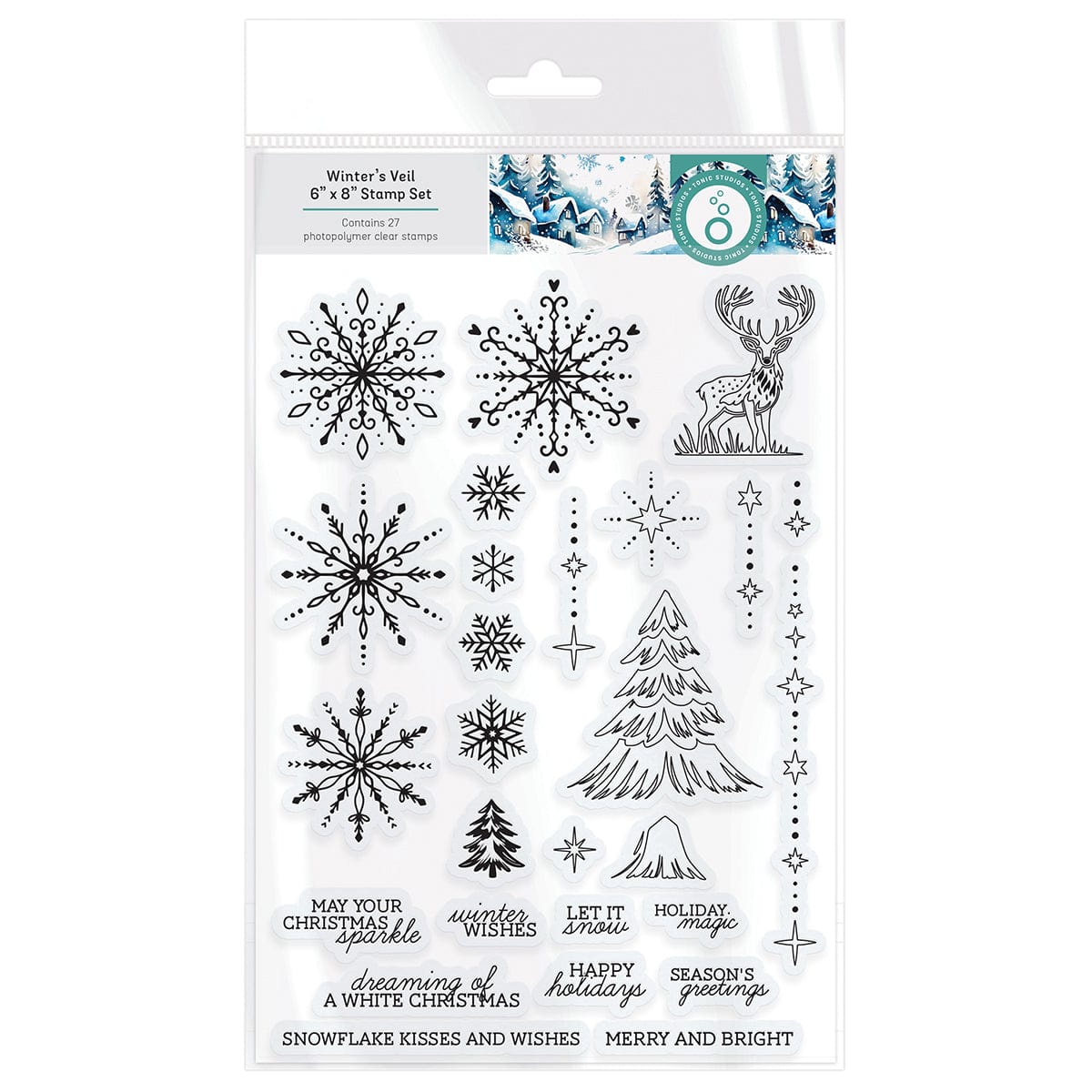 Winter's Veil 6 x 8 Stamp Set