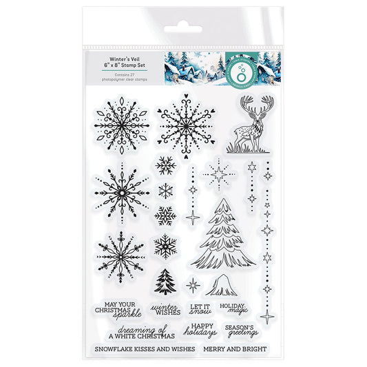 Winter's Veil 6 x 8 Stamp Set
