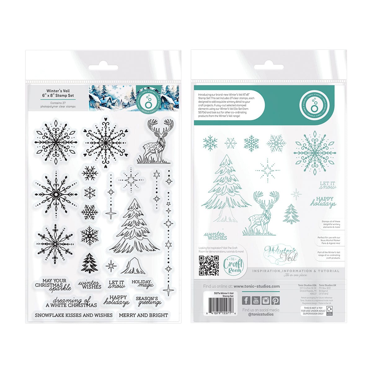 Winter's Veil 6 x 8 Stamp Set