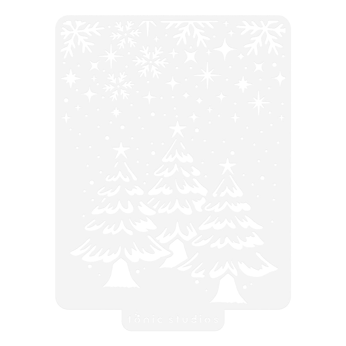 Winter's Veil Three Tree Stencil Set