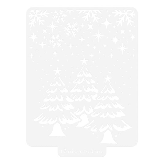 Winter's Veil Three Tree Stencil Set