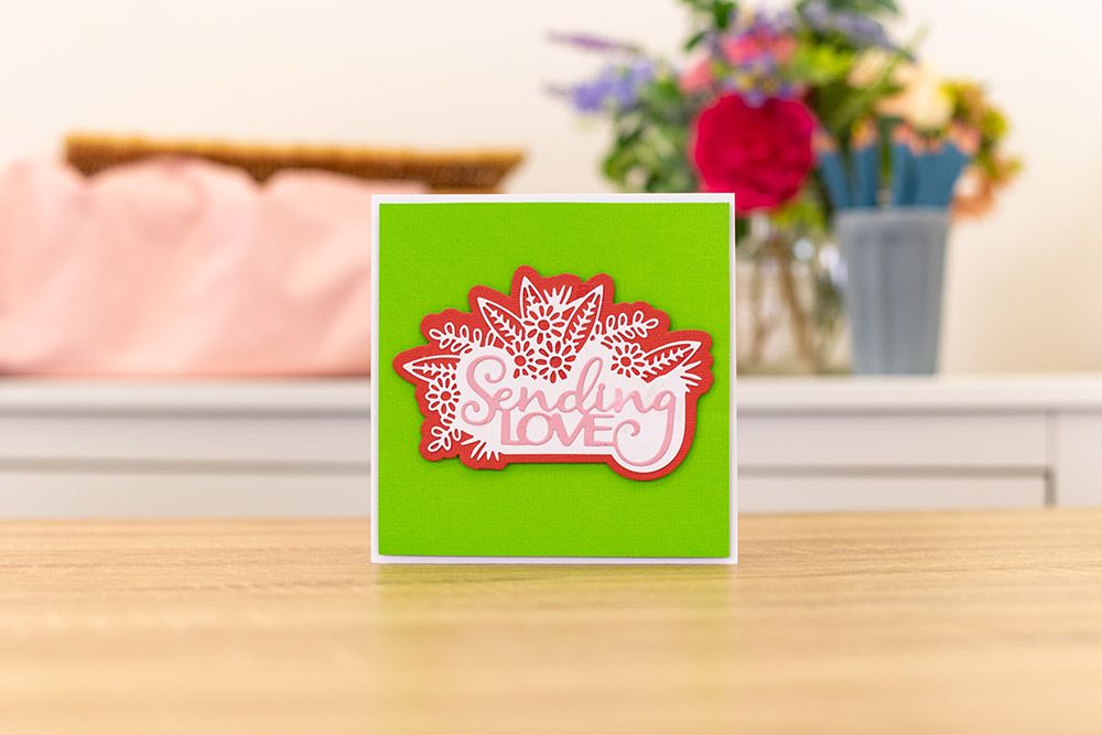 Interchangeable Sentiment Dies - Wild Flowers