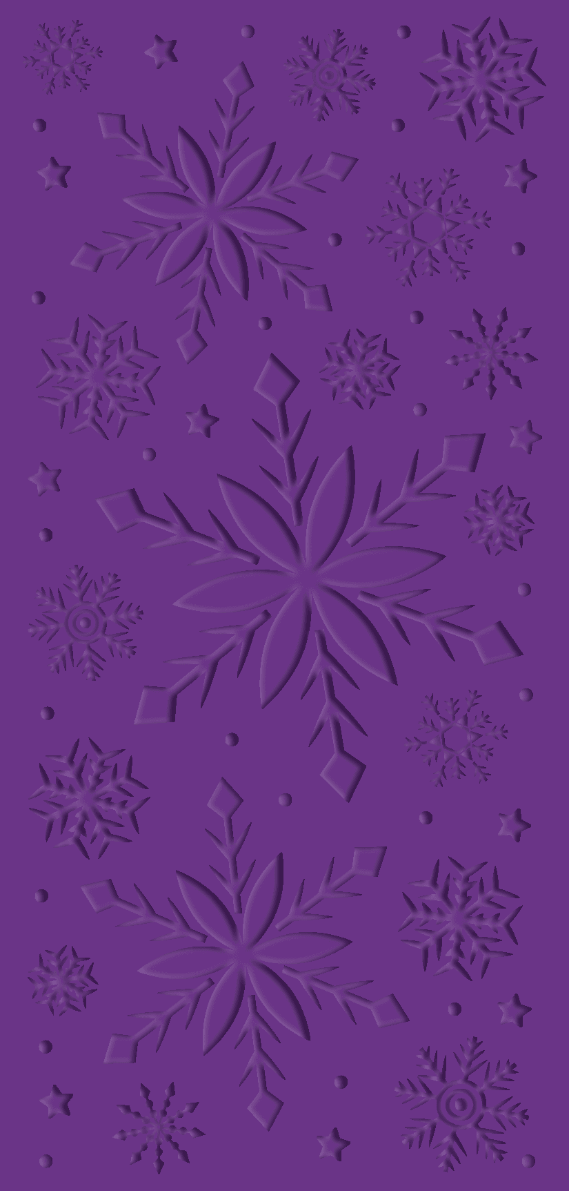 Gemini 3D Embossing Folder - Twinkling Snowflakes